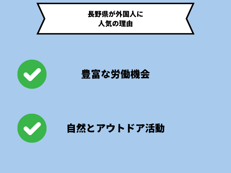 長野県が外国人に人気な理由